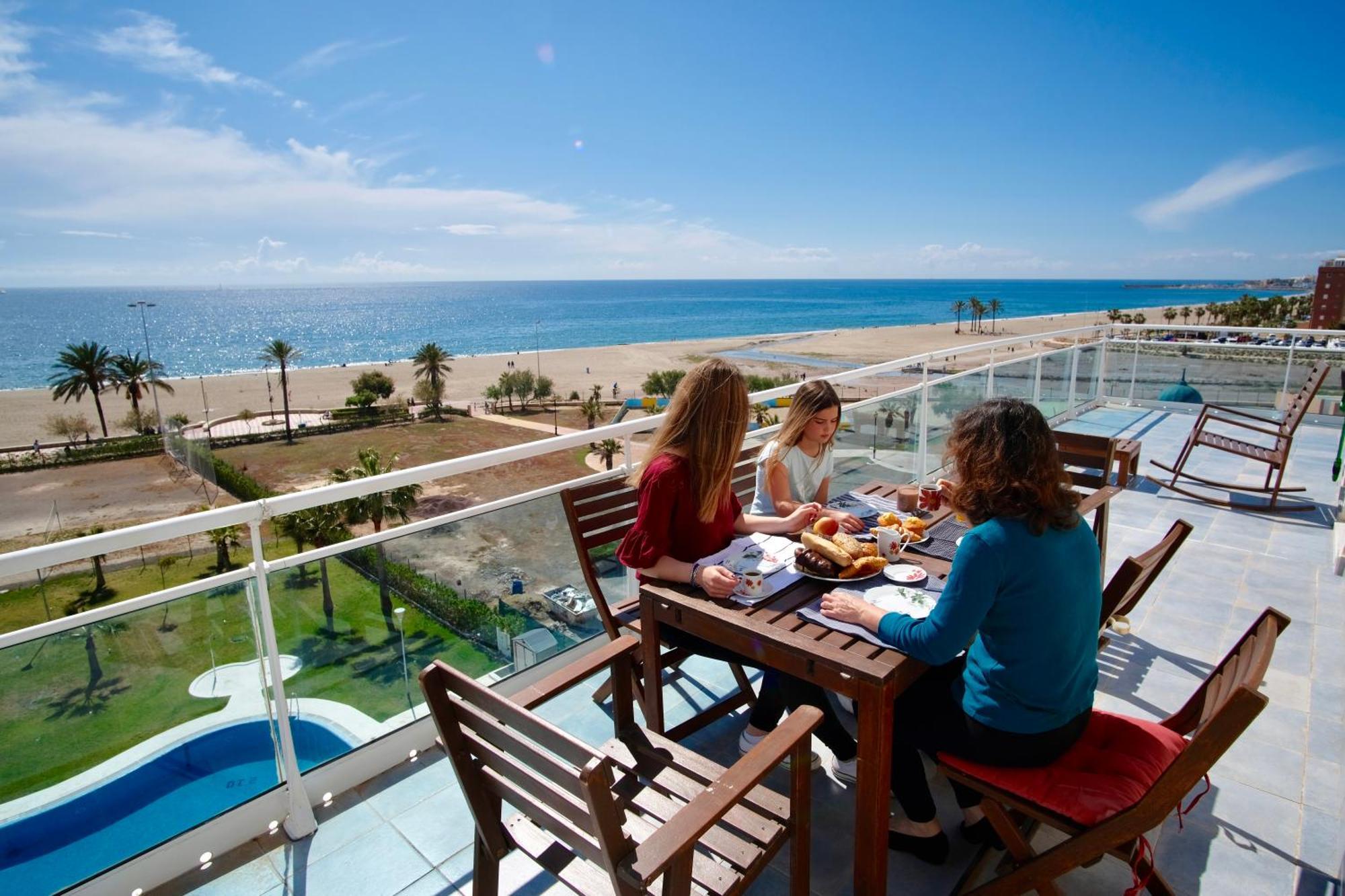 Seafront Penthouse Almeria Roquetas de Mar Ngoại thất bức ảnh